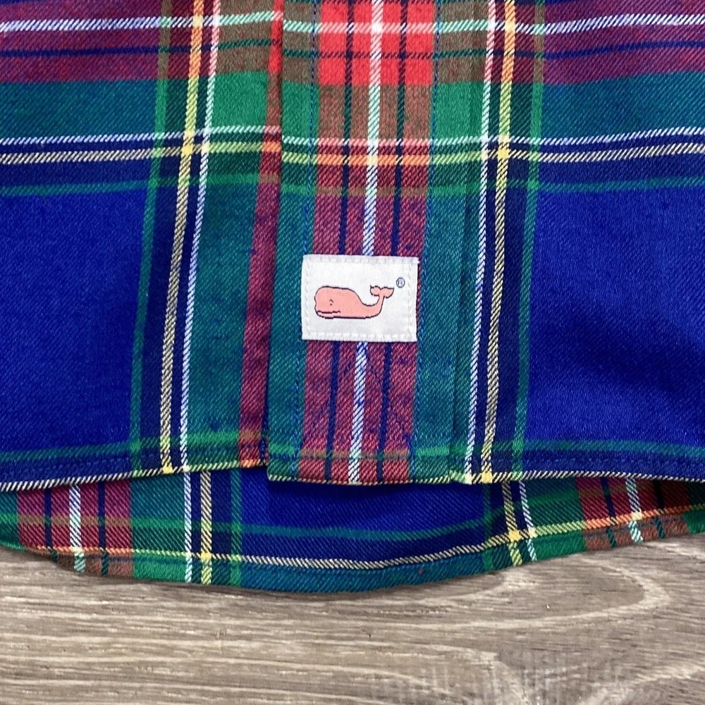 Vineyard‎ Vines Shirt Mens Extra Large Plaid Classic Fit Murray Performance